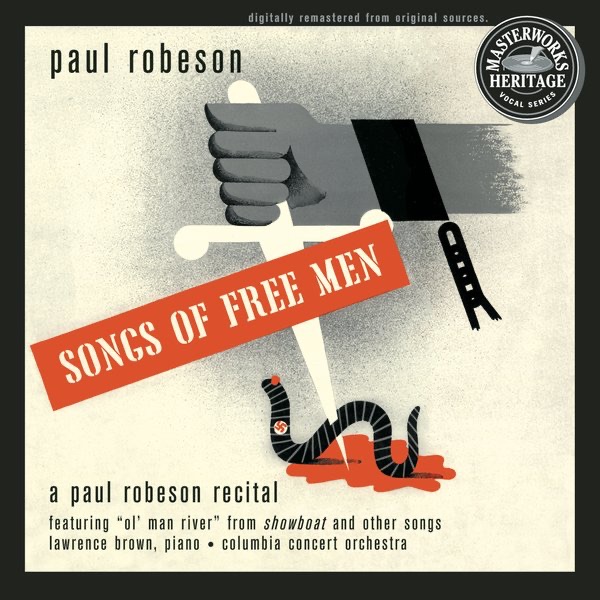 Songs of Free Men by Lawrence Brown & Paul Robeson, Jr. album cover