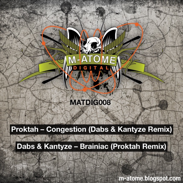 M-Atome Digital 008 - Single by Proktah, Dabs & Kantyze album cover