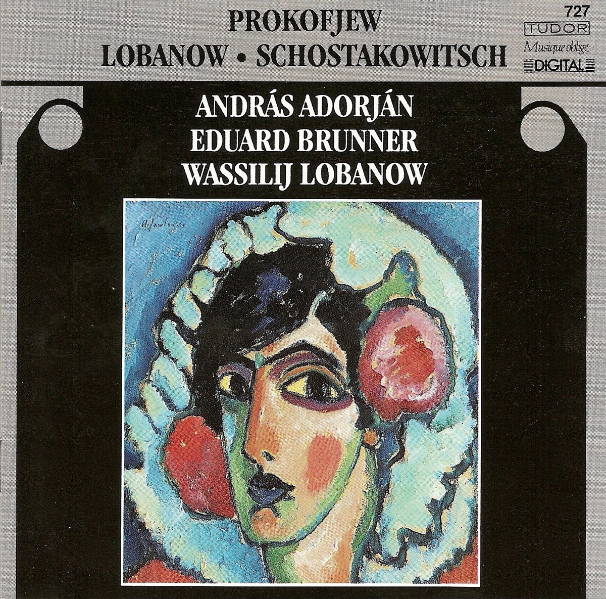 Prokofiev, S.: Flute Sonata, Op. 94 - Lobanov, V.: Clarinet Sonata, Op. 45 - Flute Sonata, Op. 38 - Shostakovich, D.: 4 Waltzes by Vasily Lobanov, Eduard Brunner, Andras Adorjan & Robert Levin album cover