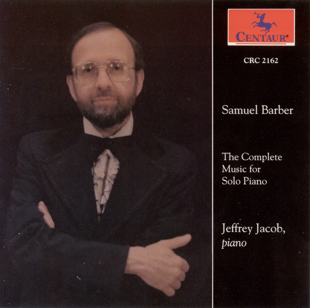 Barber, S.: Piano Music (Complete) - Excursions - Piano Sonata - Souvenirs - Nocturne - Ballade by Jeffrey Jacob album cover