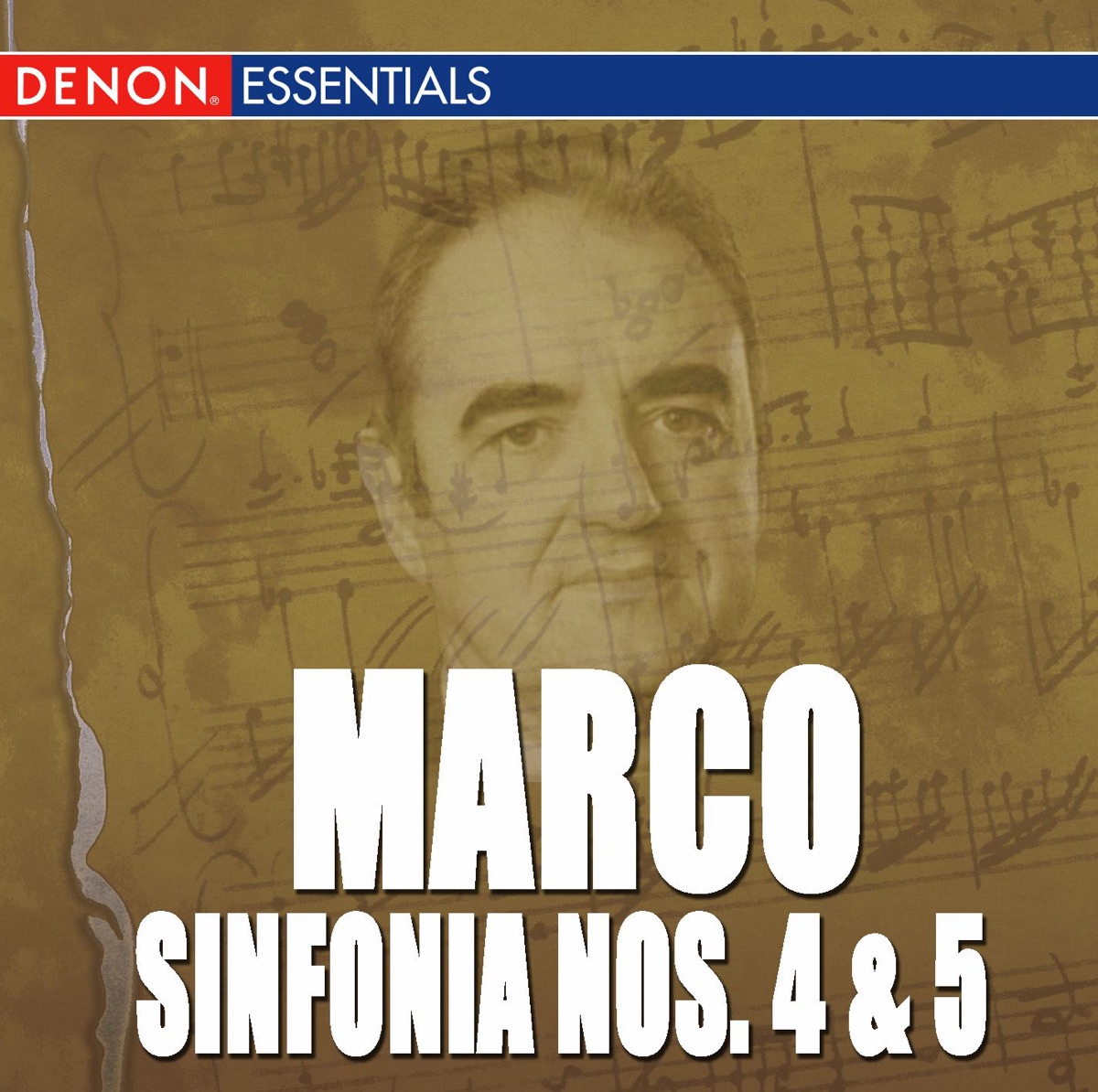 Marco: Sinfonia Nos. 4 & 5 by Orquesta Filarmonica Checa & Jiří Bělohlávek album cover