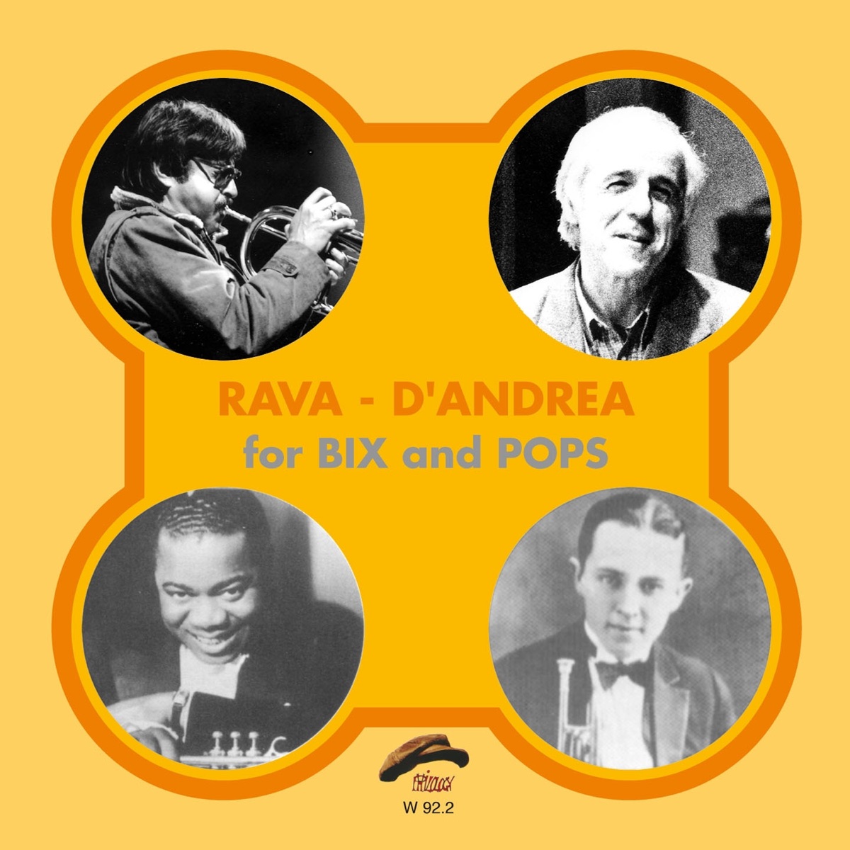 For Bix & Pops by Enrico Rava & Franco D'Andrea album cover