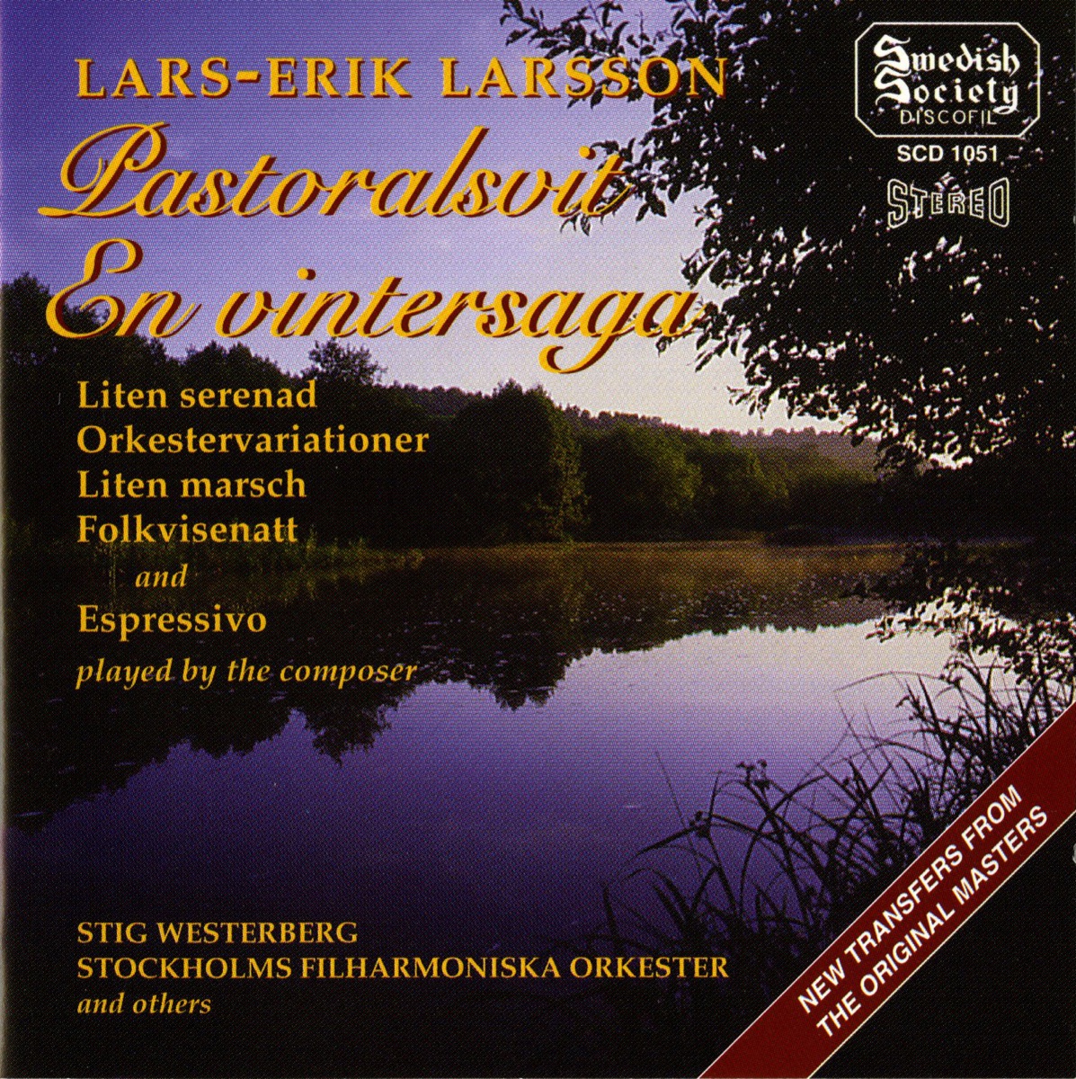 Larsson: Pastoralsvit - En vintersaga - m.fl. by Royal Stockholm Philharmonic Orchestra album cover