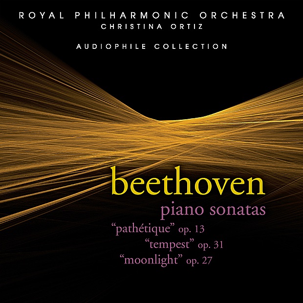 Beethoven: Piano Sonatas - Pathétique, Tempest & Moonlight by Cristina Ortiz & Royal Philharmonic Orchestra album cover