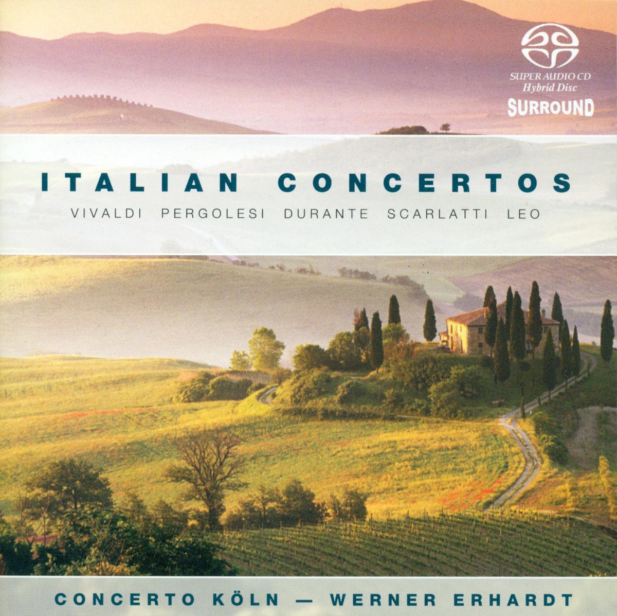 Orchestral Music (Italian Concertos) - Vivaldi, A. - Durante, F. - Pergolesi, G.B. - Scarlatti, D. - Leo, L. by Concerto Köln, Werner Erhardt, Eberhard Zummach, Gerald Hambitzer, Andrea Keller & Werner Matzke album cover