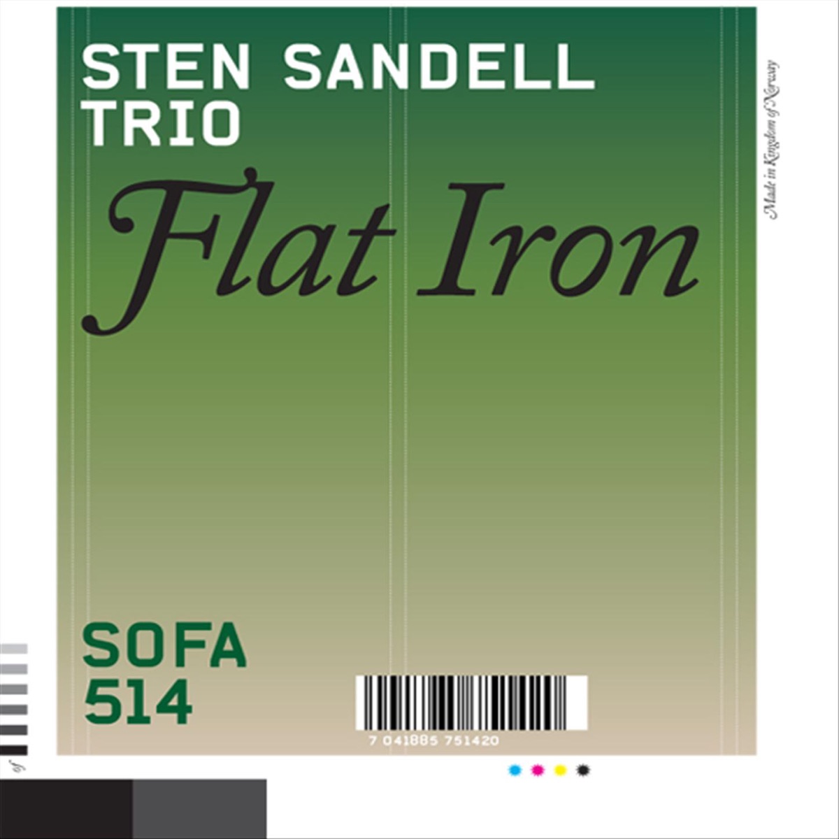 Flat Iron by Sten Sandell Trio album cover
