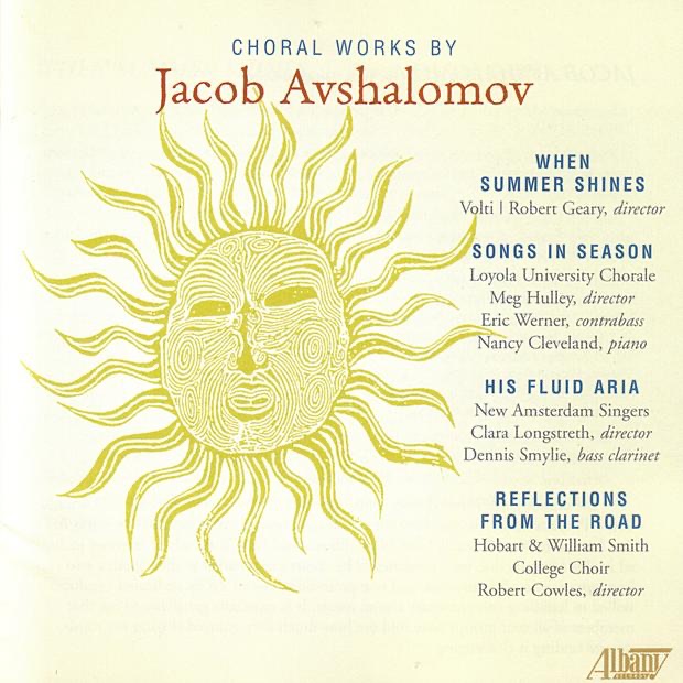 Avshalomov: Choral Works by Volti album cover