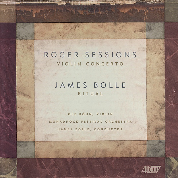 Sessions: Violin Concerto / Bolle: Ritual by James Bolle, Monadnock Festival Orchestra & Ole Bohn album cover