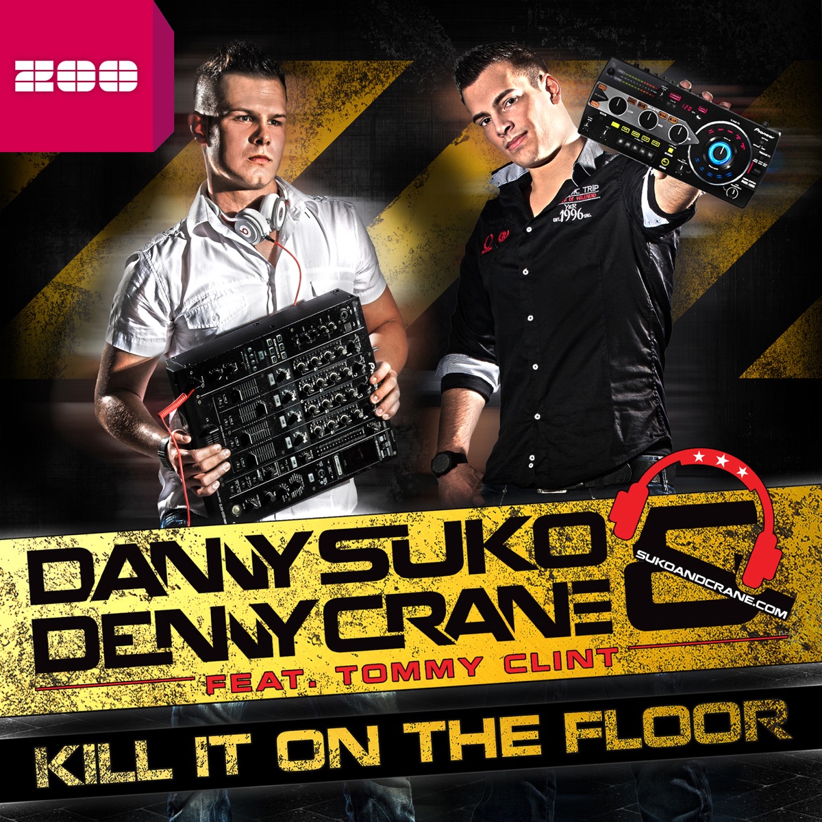 Kill It On the Floor (Remixes) [feat. Tommy Clint] by Danny Suko & Denny Crane album cover