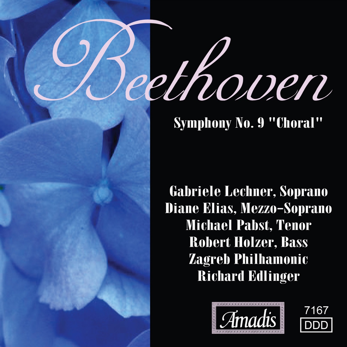 Beethoven: Symphony No. 9 by Diane Elias, Zagreb Philharmonic Chorus, Richard Edlinger, Zagreb Philharmonic Orchestra, Michael Pabst, Robert Holzer & Gabriele Lechner album cover
