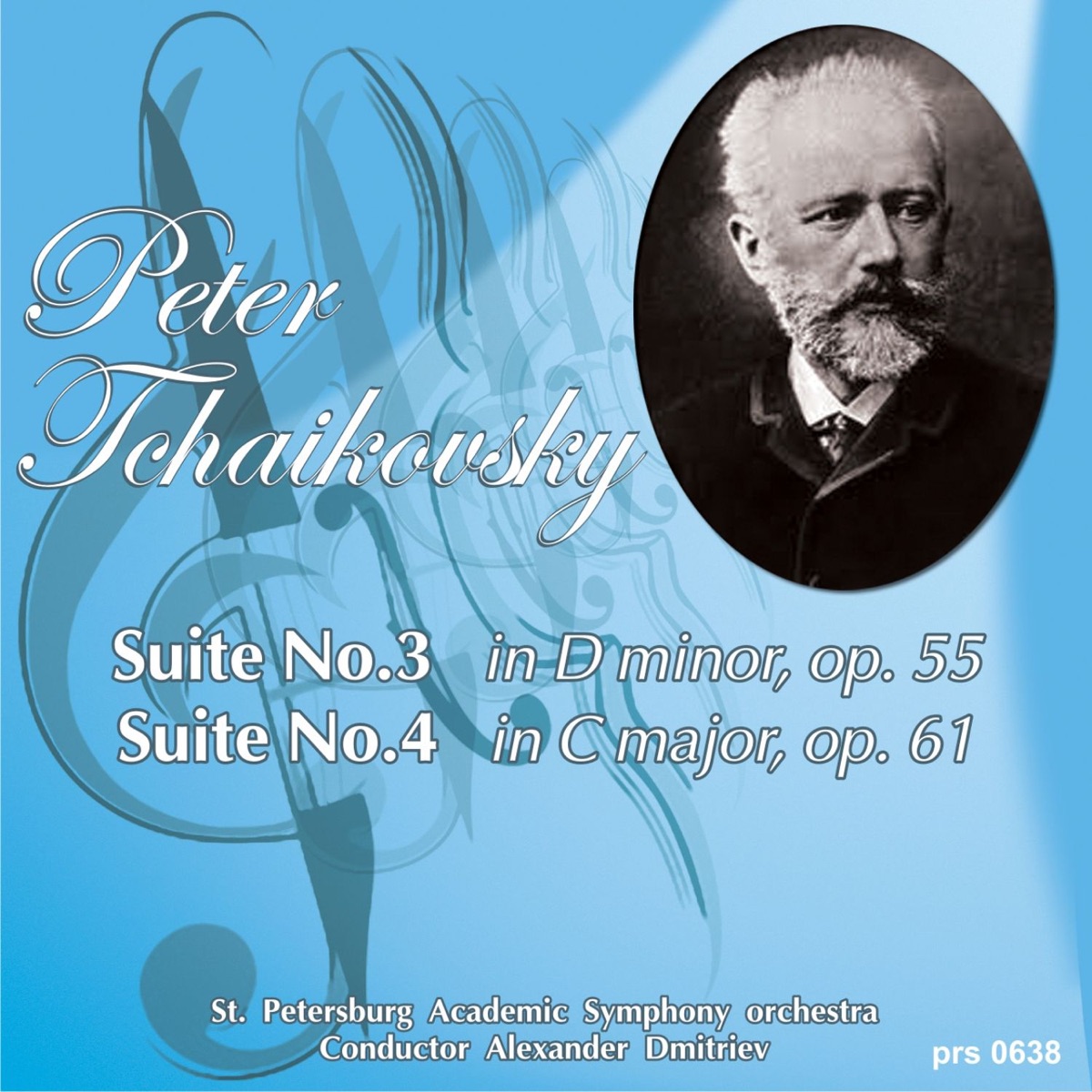 Peter Tchaikovsky. Suite No.3 in G Major Op. 55 by St. Petersburg Symphony Orchestra, Alexander Dmitriev & St. Petersburg Academic Symphony Orchestra album cover