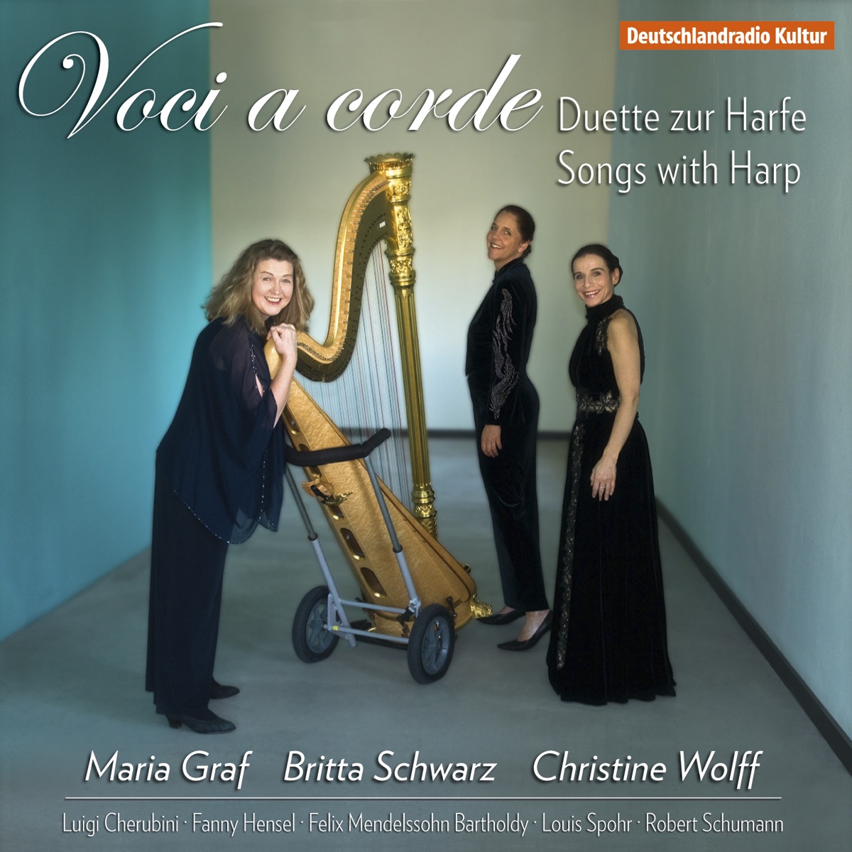 Voci a corde by Maria Graf, Christine Wolff & Britta Schwarz album cover