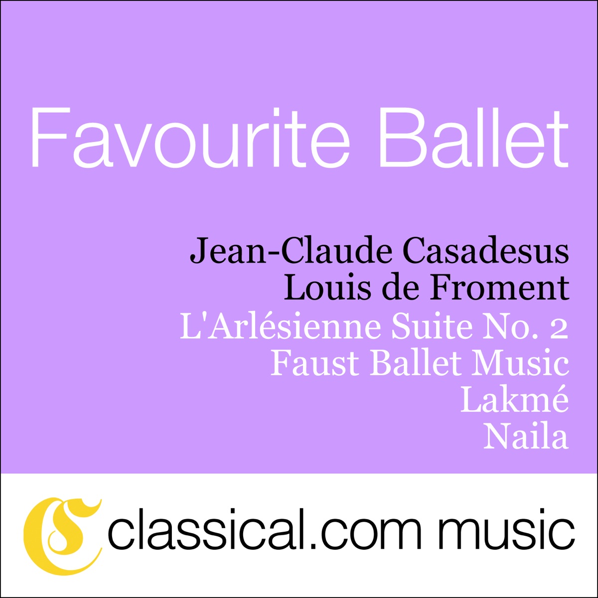 Georges Bizet, L'Arlésienne Suite No. 2 by Orchestre Symphonique de Radio-Télé-Luxembourg & Louis de Froment album cover