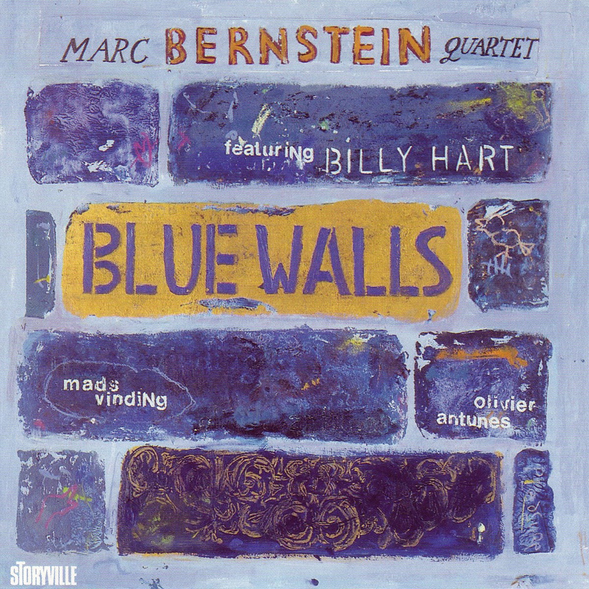 Blue Walls by Marc Bernstein, Mads Vinding & Billy Hart album cover