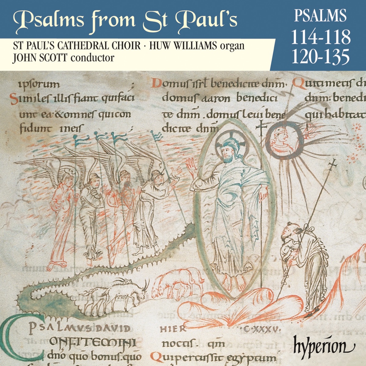 Psalms from St Paul's, Vol. 10 by St Paul's Cathedral Choir, Huw Williams & John Scott album cover