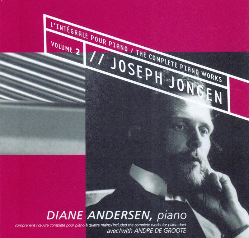 Jongen: The Complete Piano Works, Vol. 2 by Diane Andersen album cover