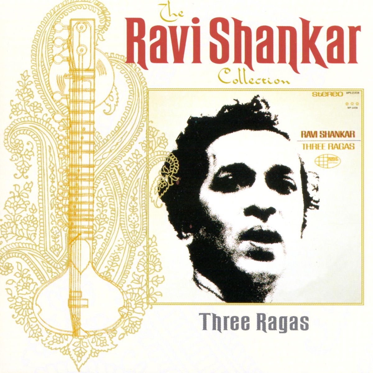 Three Ragas by Ravi Shankar album cover
