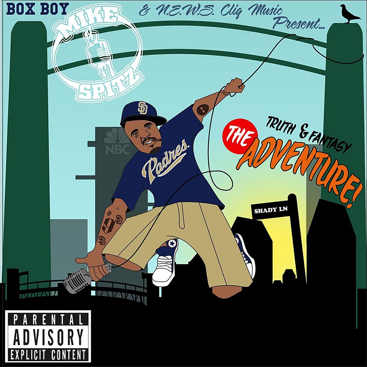 Truth & Fantasy the Adventure by Box Boy Mike Spitz album cover