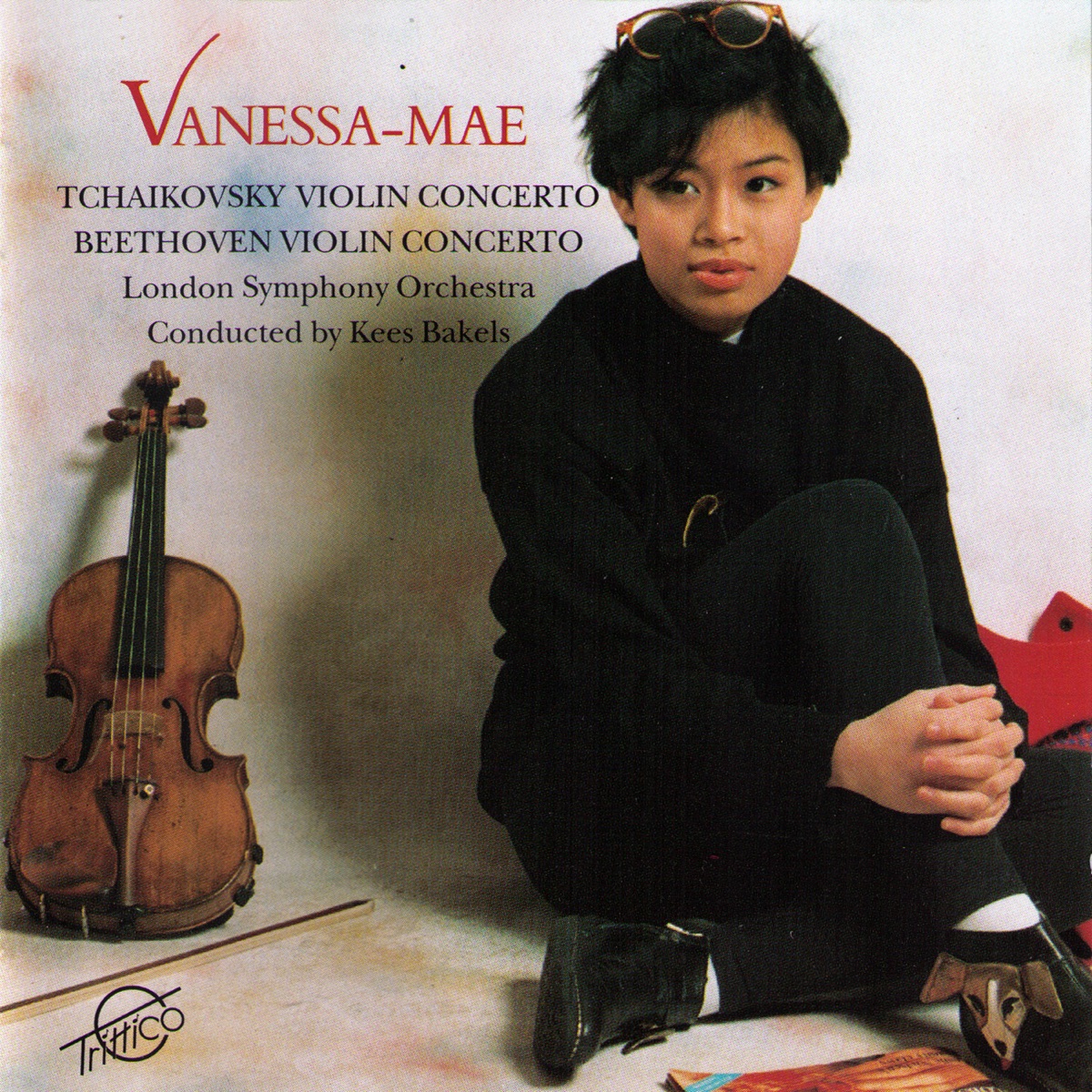 Tchaikovsky - Beethoven: Violin Concertos by Vanessa-Mae, Kees Bakels & London Symphony Orchestra album cover