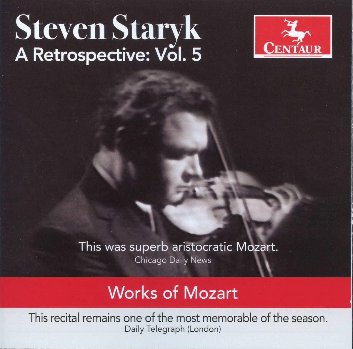 A Retrospective, Vol. 5 by Steven Staryk, Mainly Mozart Orchestra, David Miller, John Mair, Jaime Weisenblum, Rivka Golani-Erdesz, Peter Schenkman & Oscar Shumsky album cover