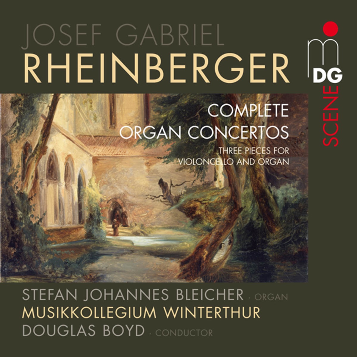 Rheinberger: Complete Organ Concertos by Johannes Bleicher, Musikkollegium Winterthur, Douglas Boyd & Cäcilia Chmel album cover