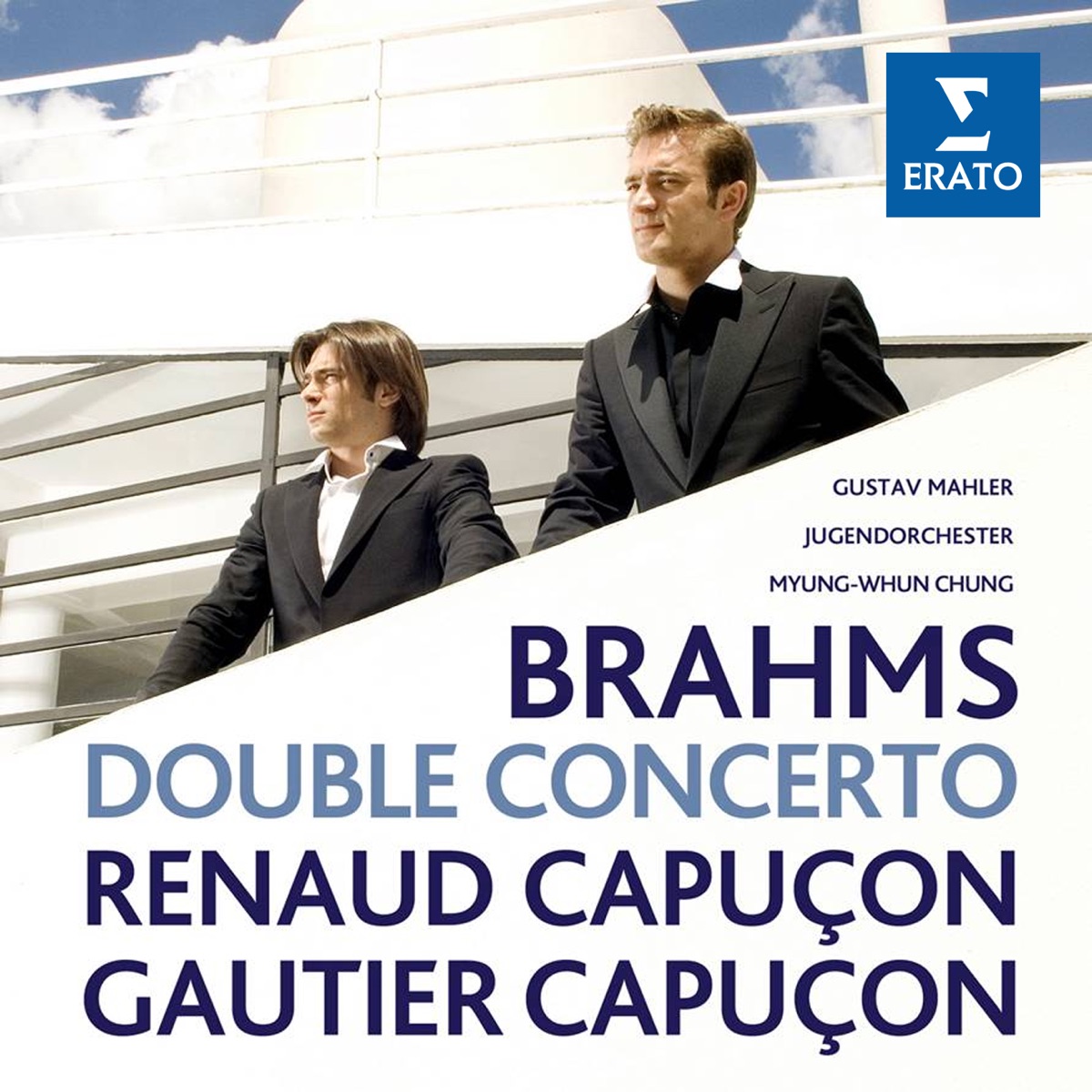 Brahms: Double Concerto in A Minor, Op. 102 by Renaud Capuçon, Gautier Capuçon, Myung-Whun Chung & Gustav Mahler Jugendorchester album cover