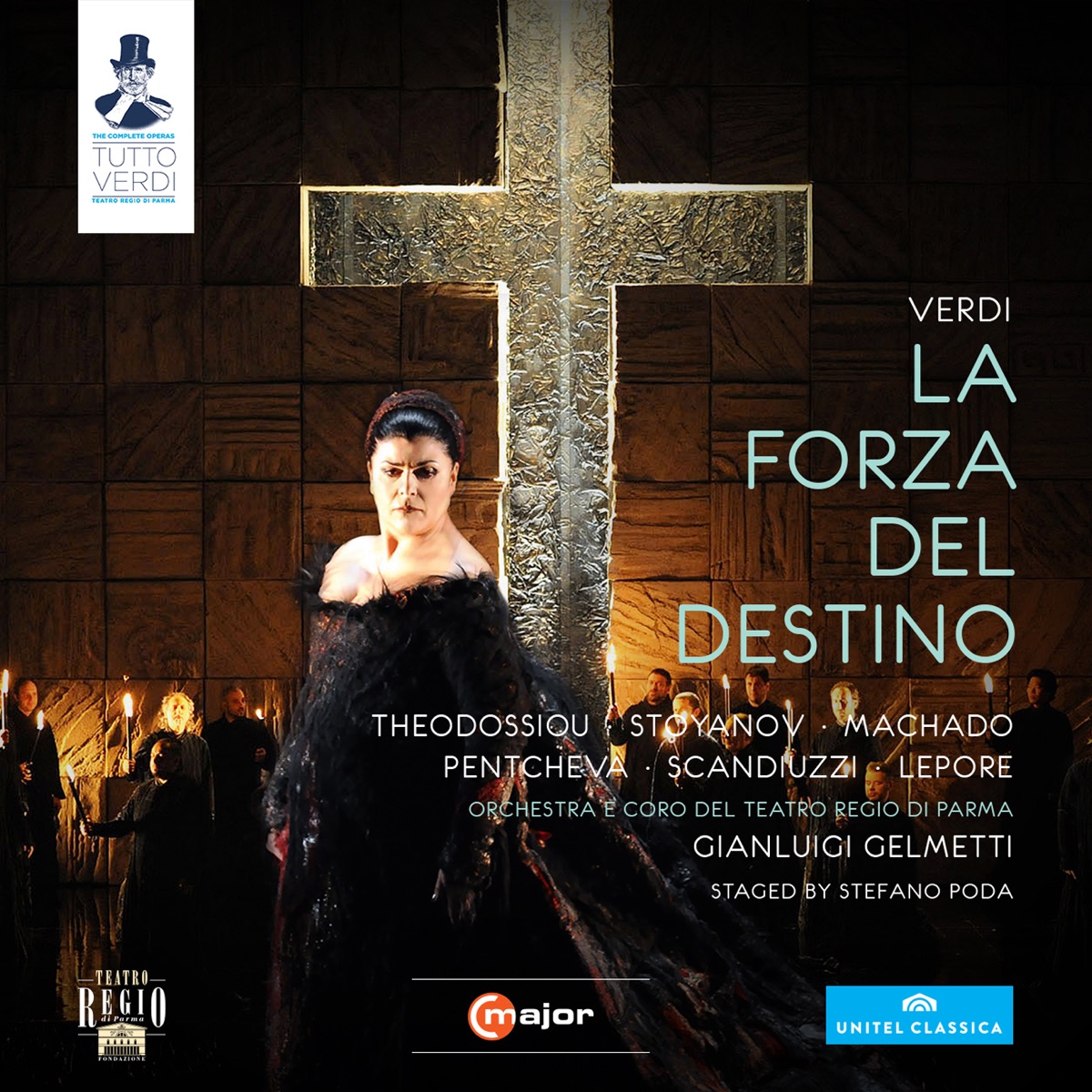 Verdi: La forza del destino by Dimitra Theodossiou, Vladimir Stoyanov, Aquiles Machado, Mariana Pentcheva, Roberto Scandiuzzi & Gianluigi Gelmetti album cover