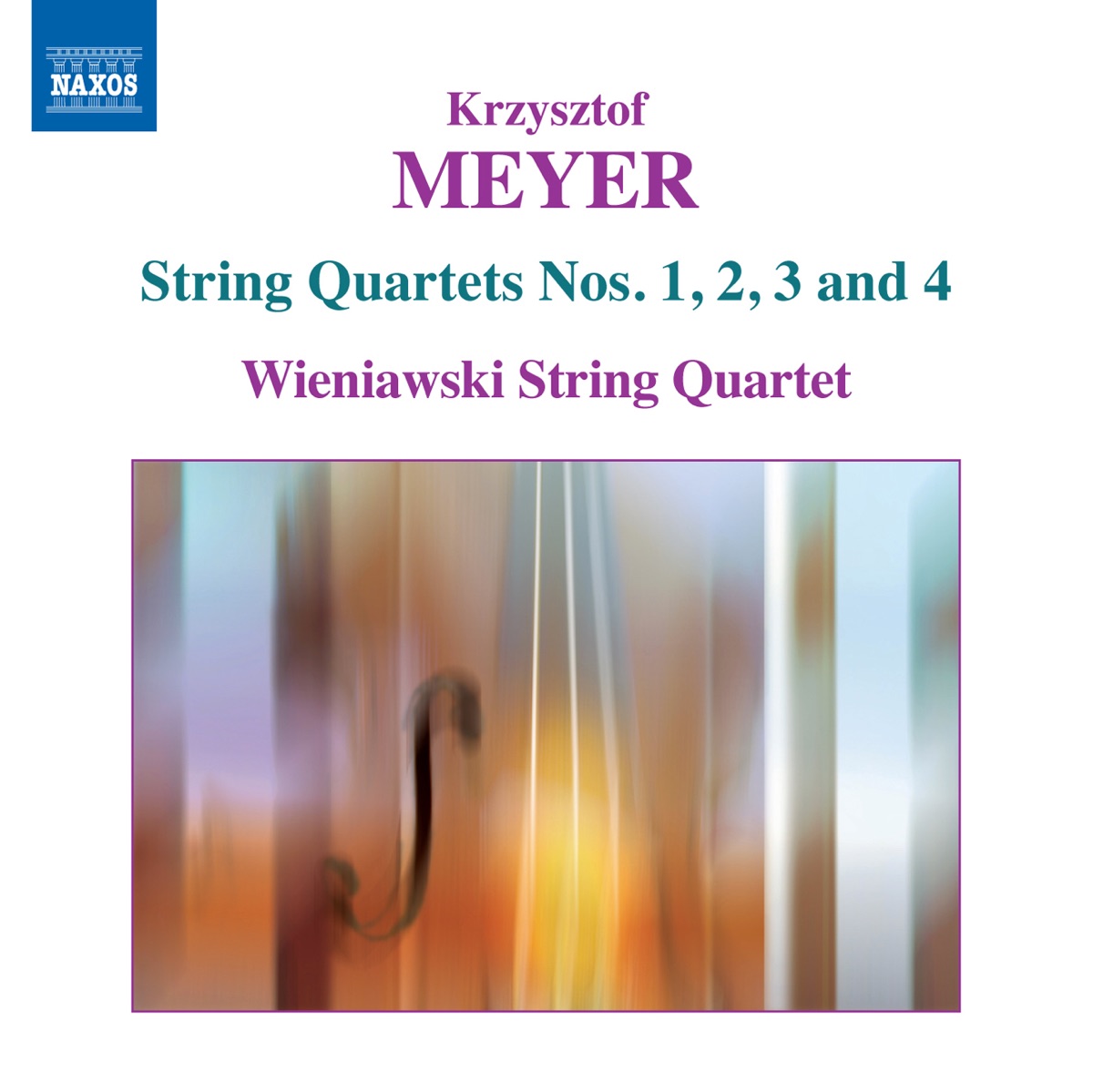 Meyer: String Quartets Nos. 1, 2, 3 & 4 by Wieniawski String Quartet album cover