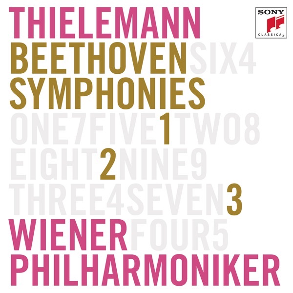 Beethoven: Symphonies Nos. 1, 2 & 3 by Christian Thielemann & Vienna Philharmonic album cover