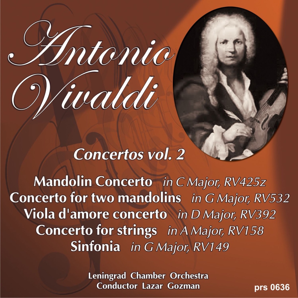 Vivaldi: Concerto for Two Mandolins in G Major, RV532 - Single by Leningrad Chamber Orchestra & Lazar Gosman album cover