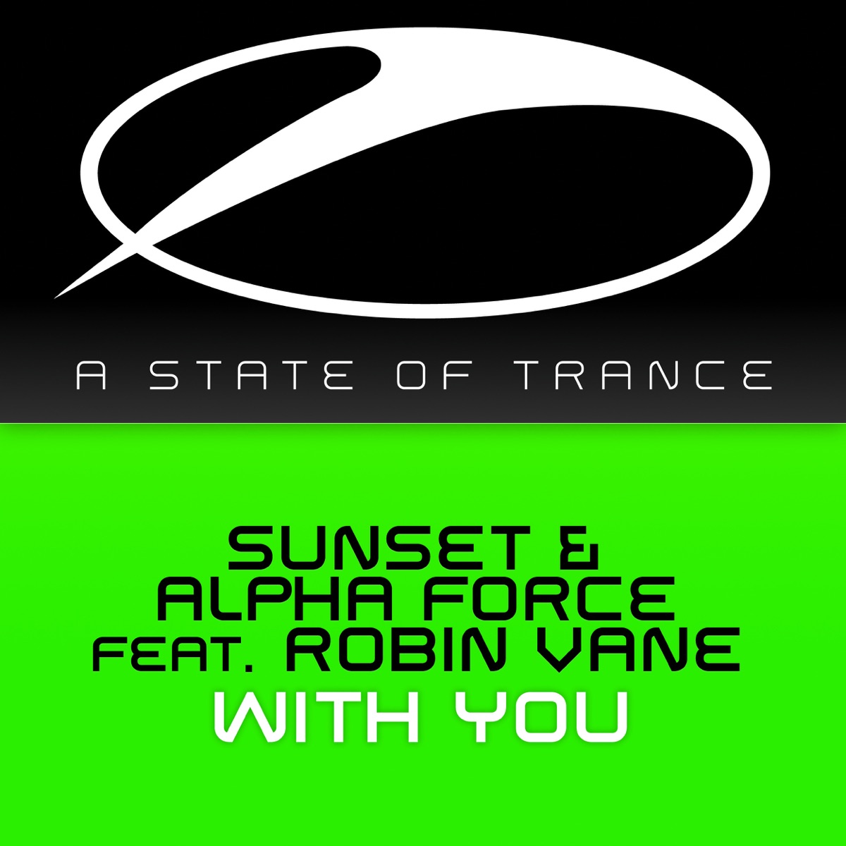 With You (feat. Robin Vane) - EP by Sunset & Alpha Force album cover