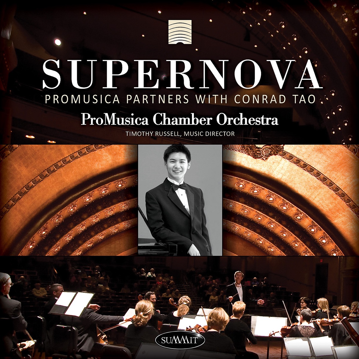 SUPERNOVA: ProMusica Partners with Conrad Tao by ProMuscia Chamber Orchestra album cover
