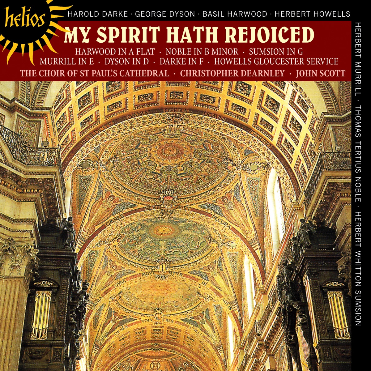 My Spirit Hath Rejoiced by St Paul's Cathedral Choir, John Scott & Christopher Dearnley album cover
