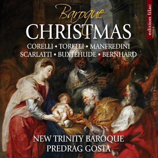 Baroque Christmas by New Trinity Baroque, Kathryn Mueller & Wanda Yang Temko album cover