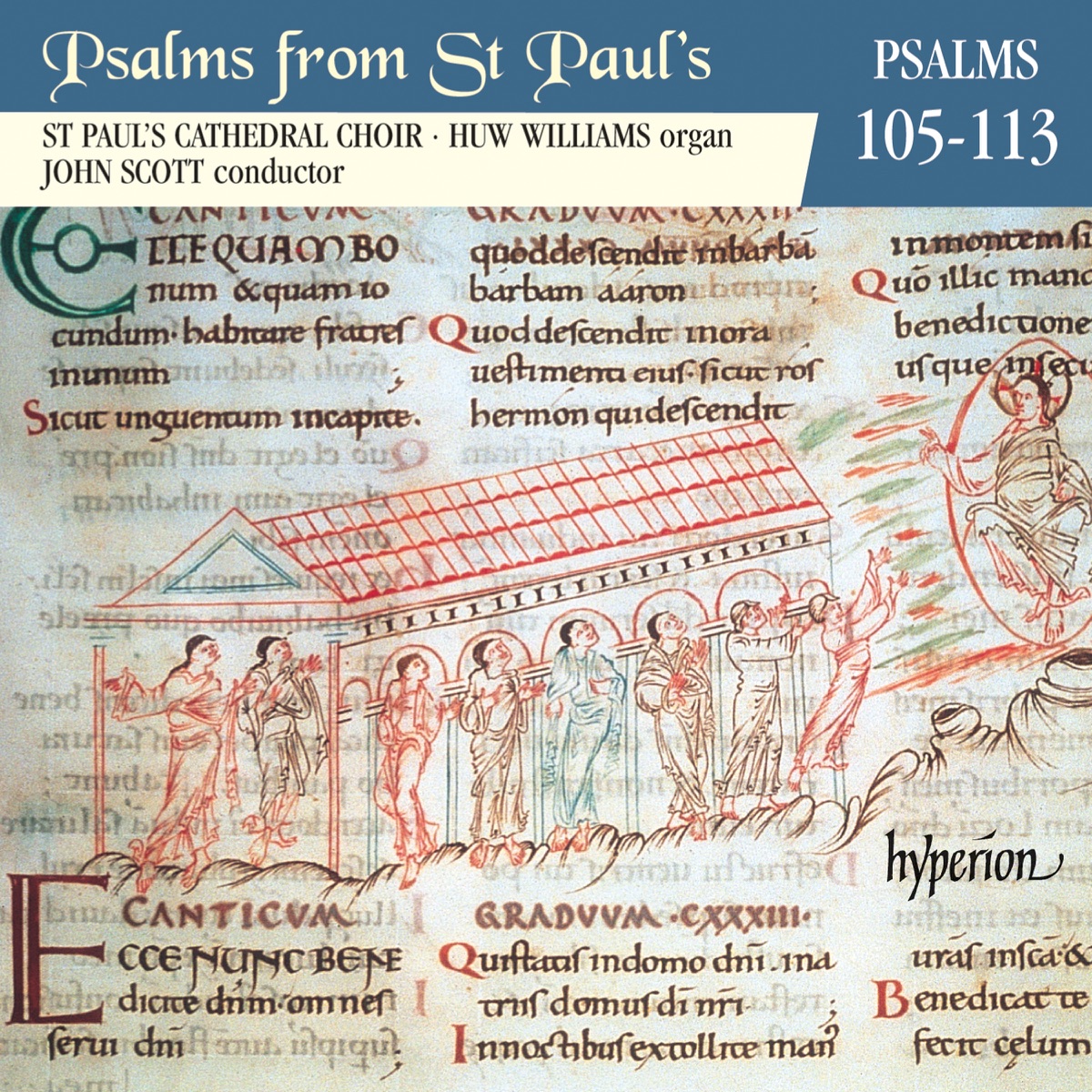 Psalms from St Paul's, Vol. 9 by St Paul's Cathedral Choir, Huw Williams & John Scott album cover