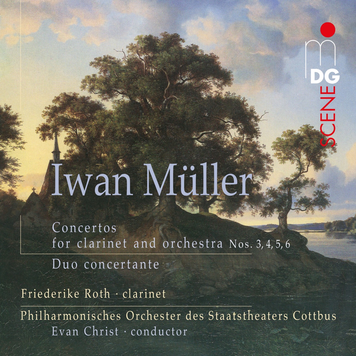 Müller: Clarinet Concertos by Friederike Roth, Philharmonisches Orchester des Staatstheaters Cottbus & Evan-Alexis Christ album cover
