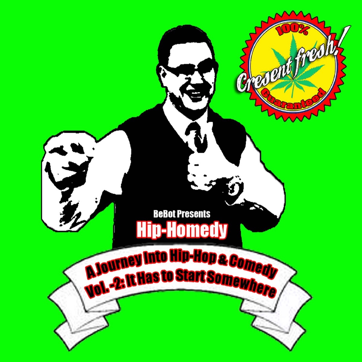 BeBot Presents Hip-Homedy - A Journey Into Hip-Hop & Comedy Vol. -2: It Has to Start Somewhere by Bebot album cover