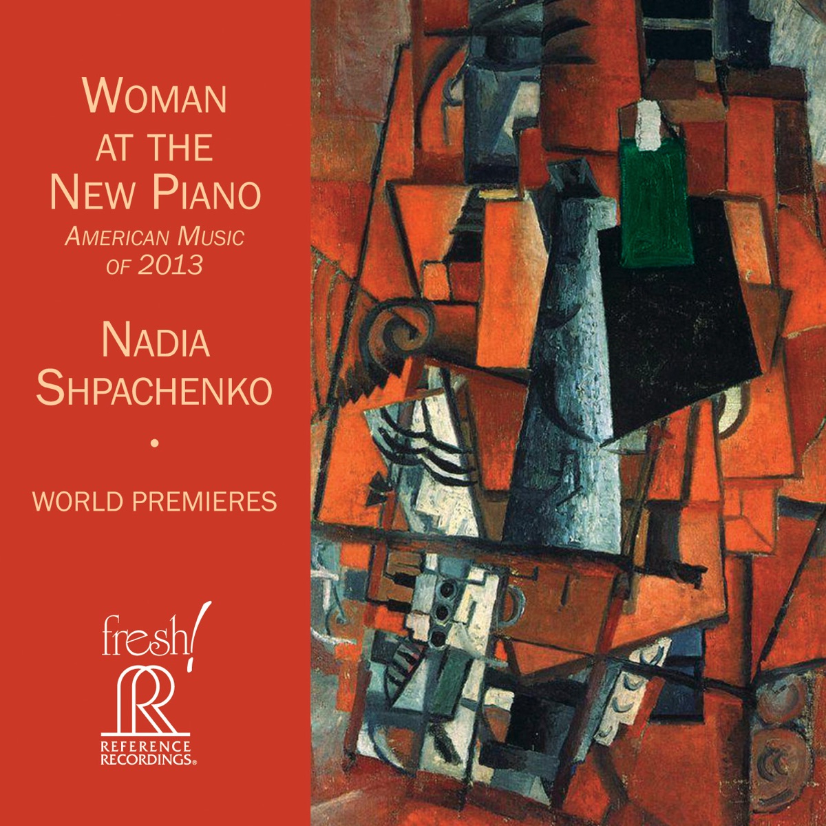 Woman at the New Piano: American Music of 2013 by Nadia Shpachenko & Genevieve Feiwen Lee album cover