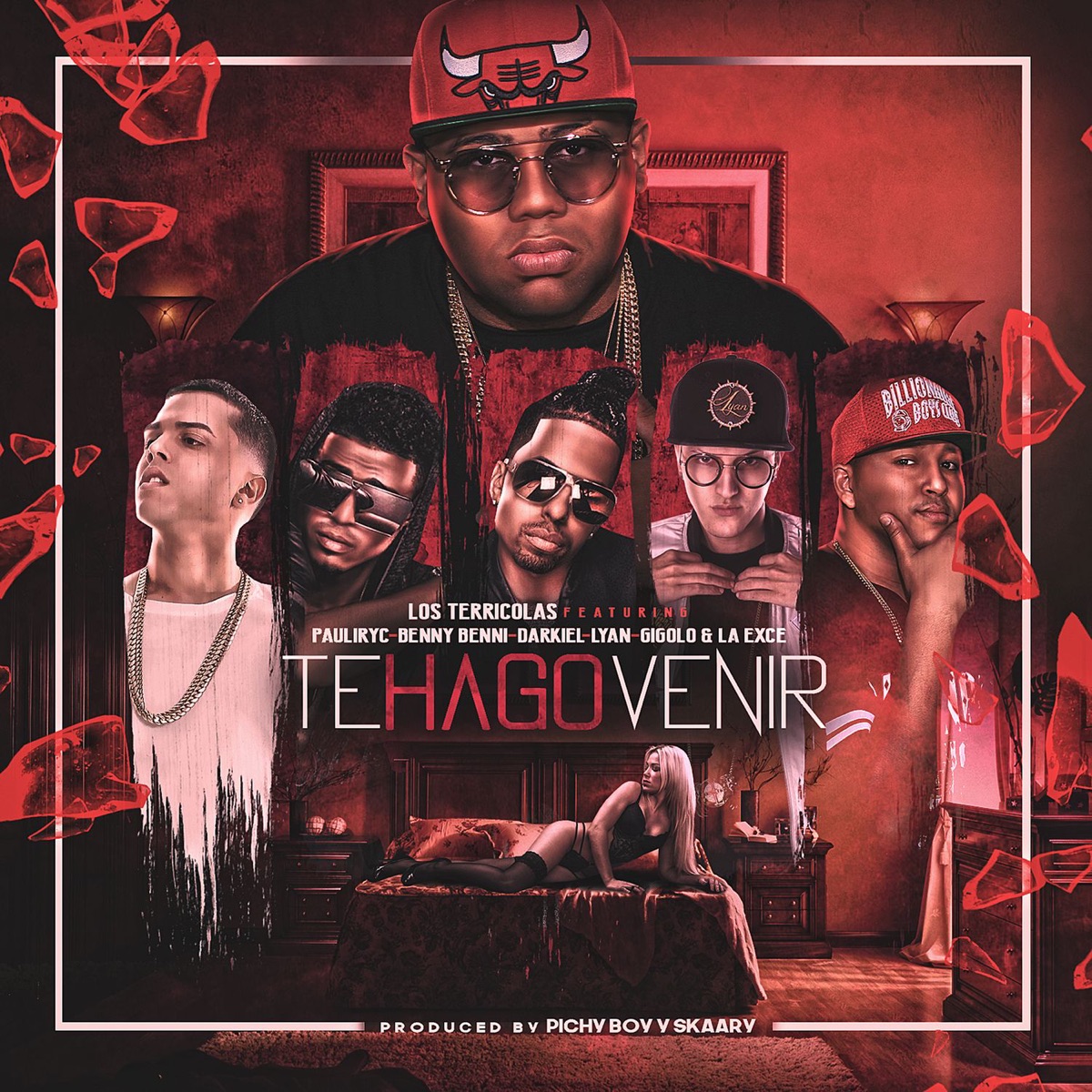 Te Hago Venir (feat. Pauliryc, Benny Benni, Darkiel, Lyan, Gigolo & La Exce) - Single by Los Terrícolas album cover