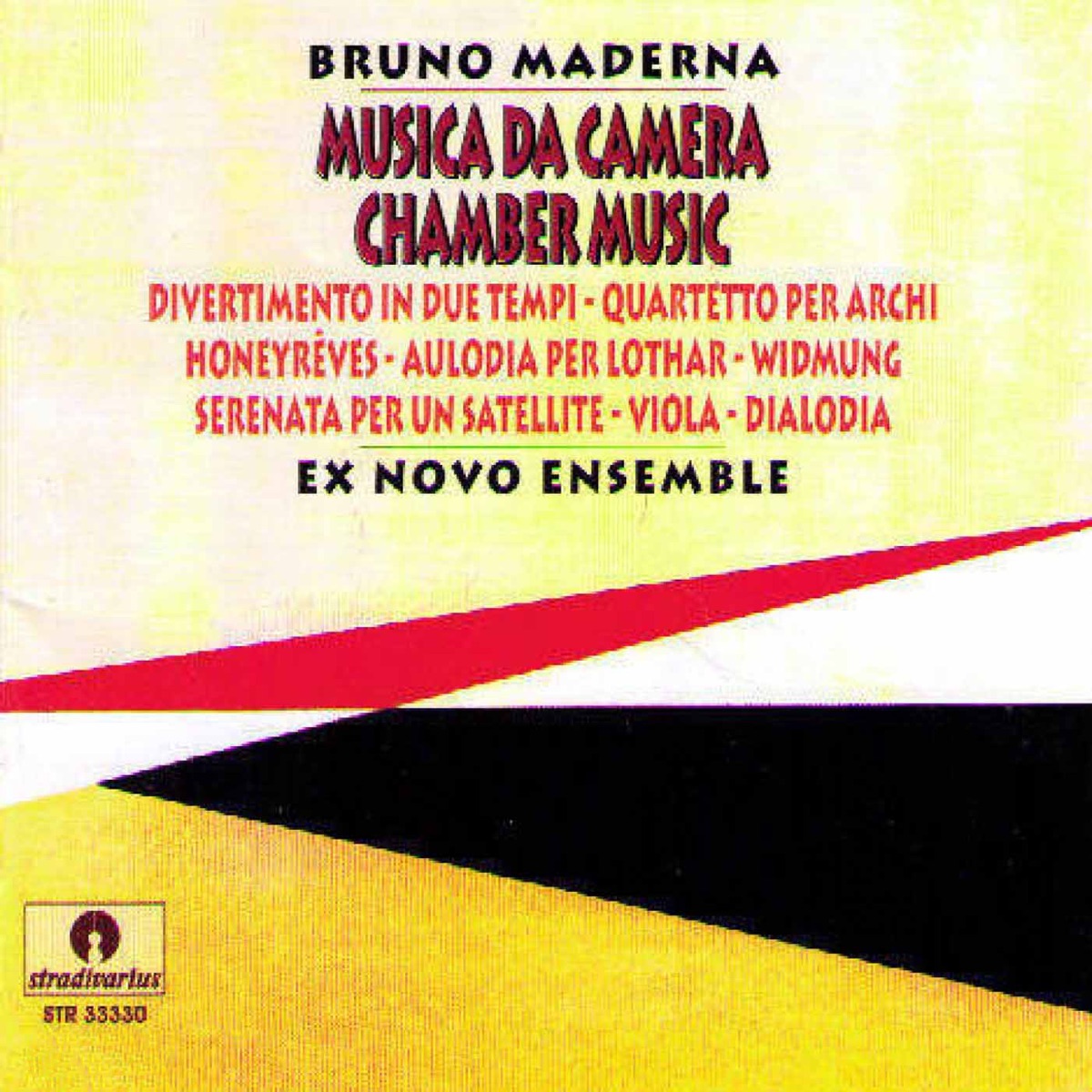 Maderna: Musica da camera by Ex Novo Ensemble album cover