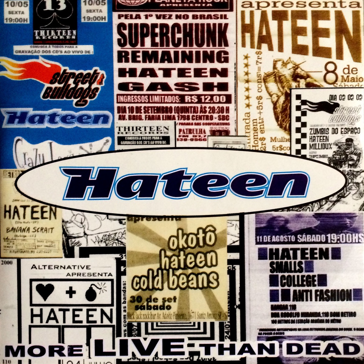 More Live Than Dead (Live) by Hateen album cover