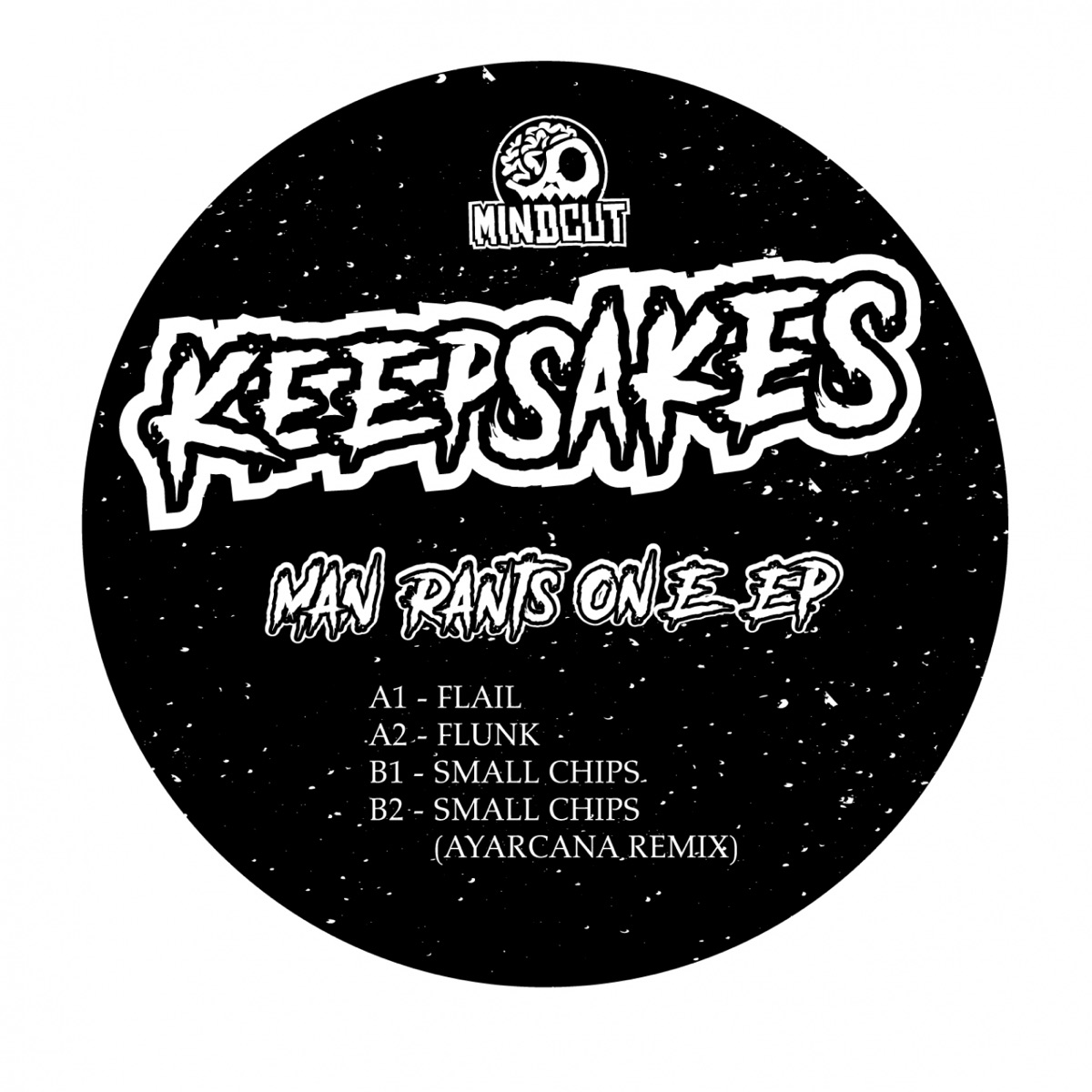 Man Rants On E by Keepsakes album cover