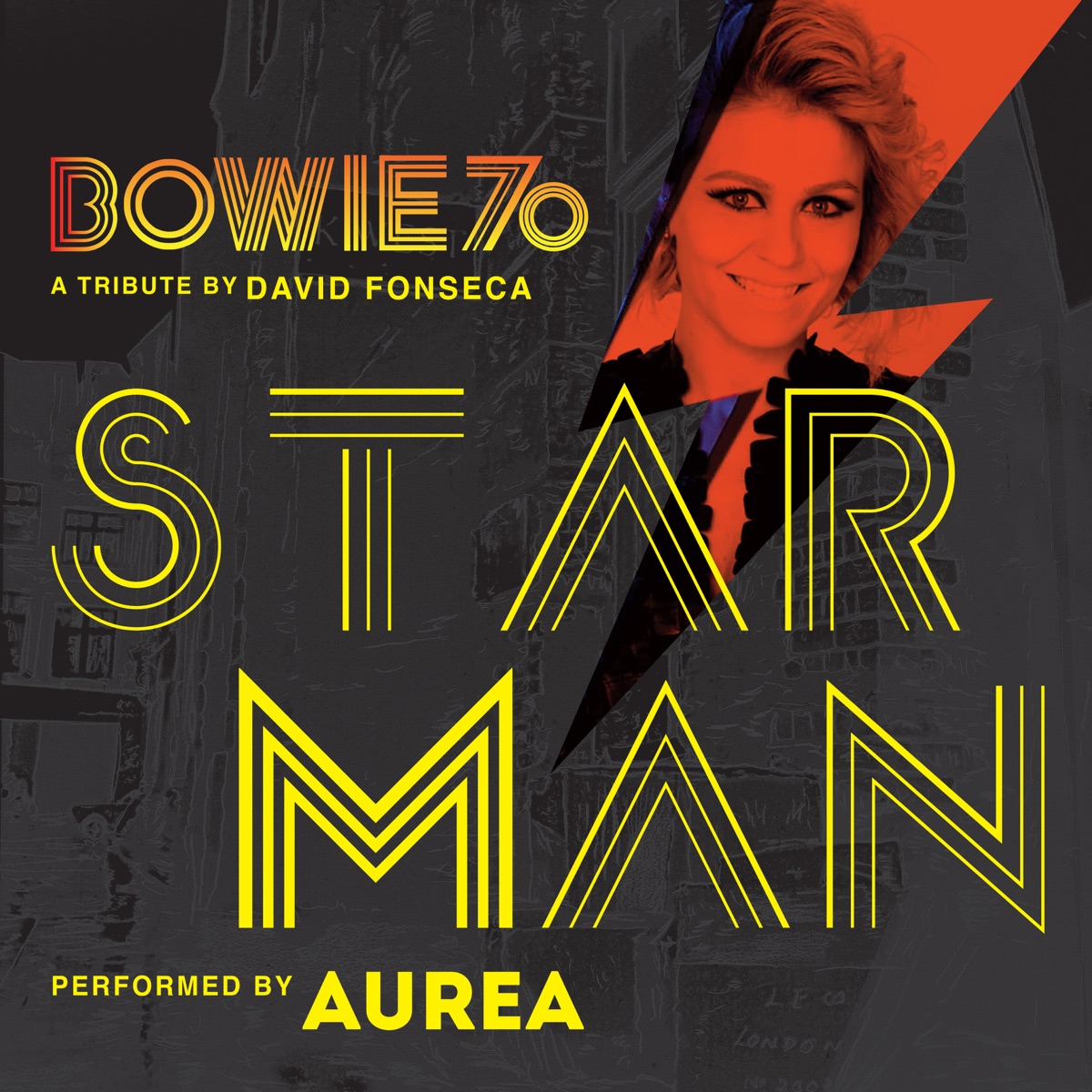 Starman (with Aurea) [Bowie 70] - Single by David Fonseca album cover
