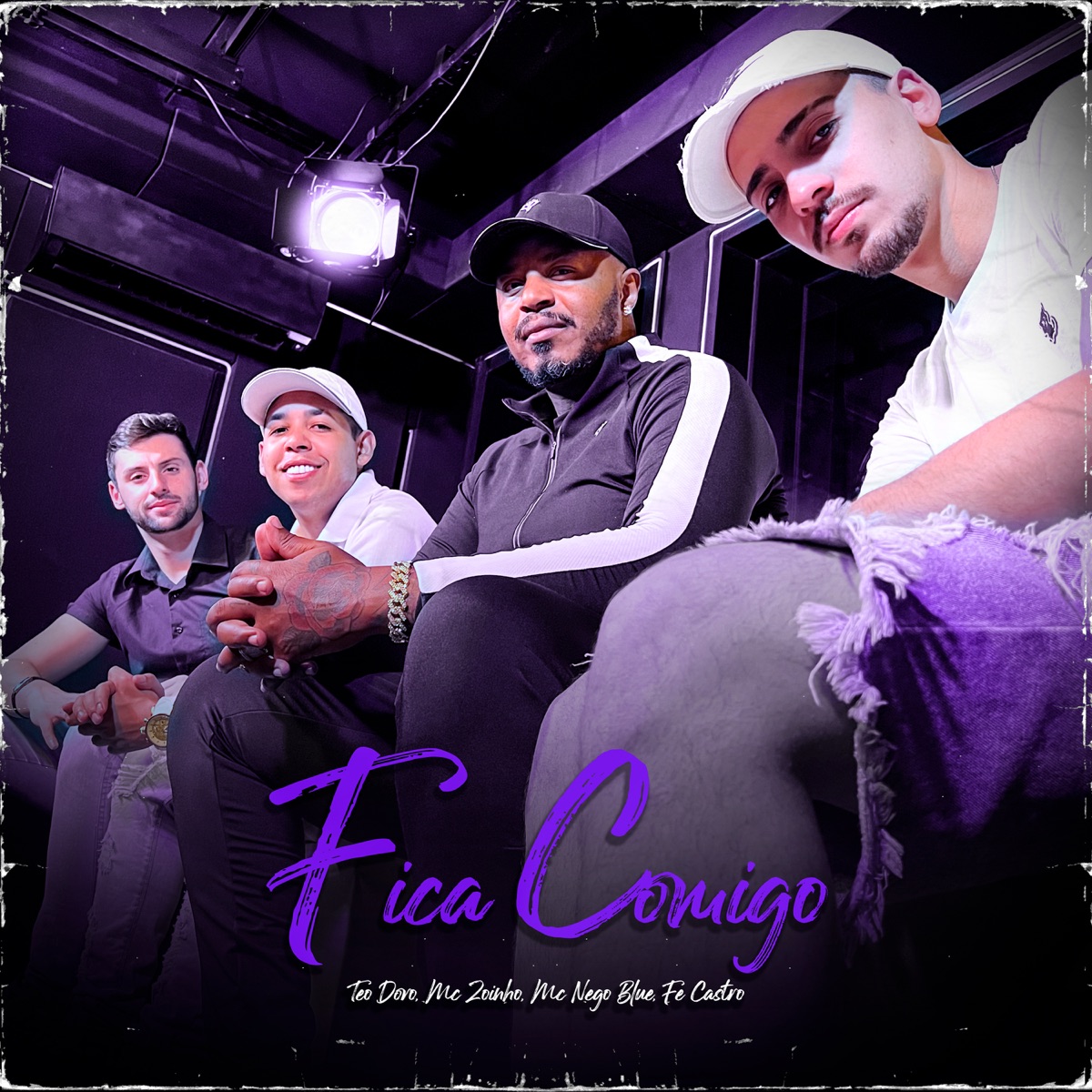 Fica Comigo - Single by Mc Nego Blue, Fe Castro, Mc Zoinho & Teo Doro album cover