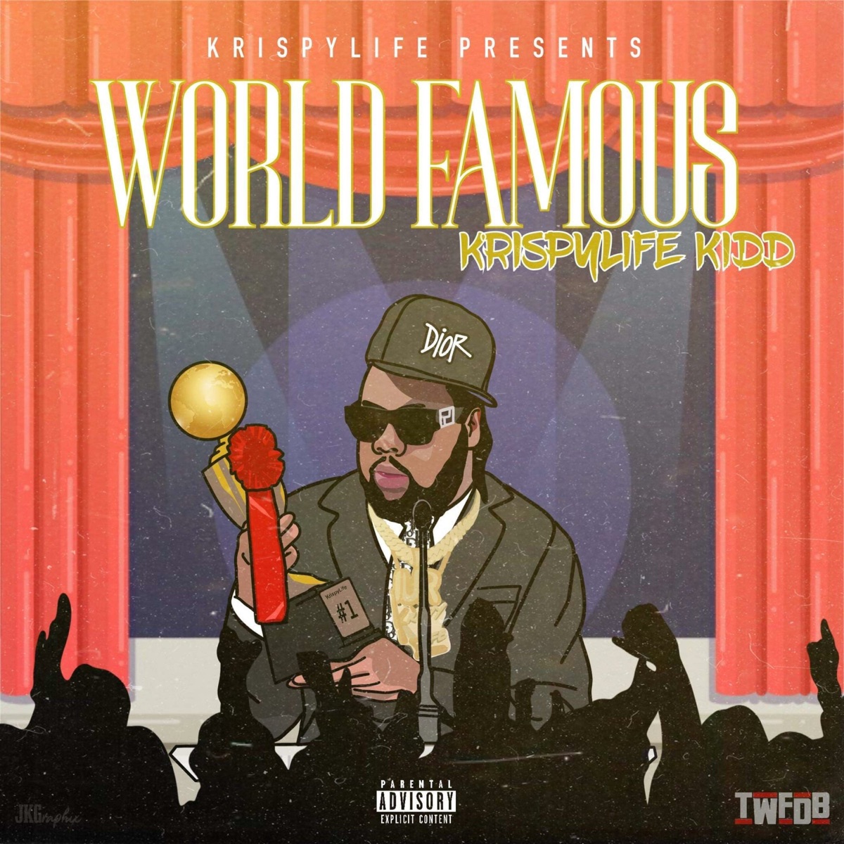 World Famous - EP by KrispyLife Kidd album cover