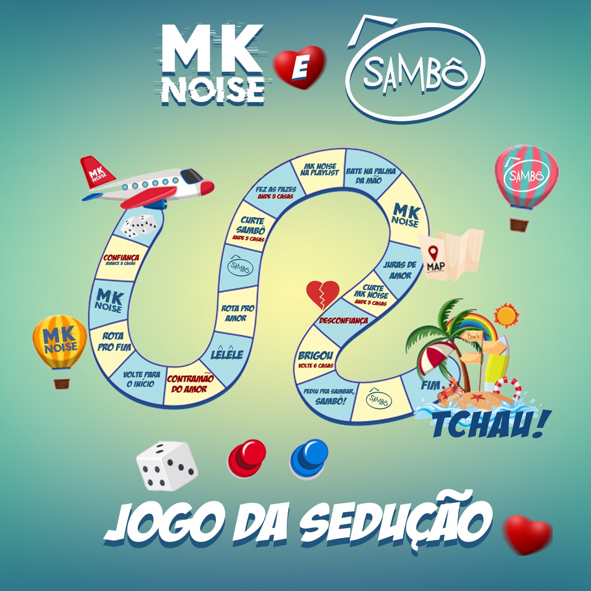 Jogo da Sedução (feat. Sambô) - Single by Mk Noise album cover