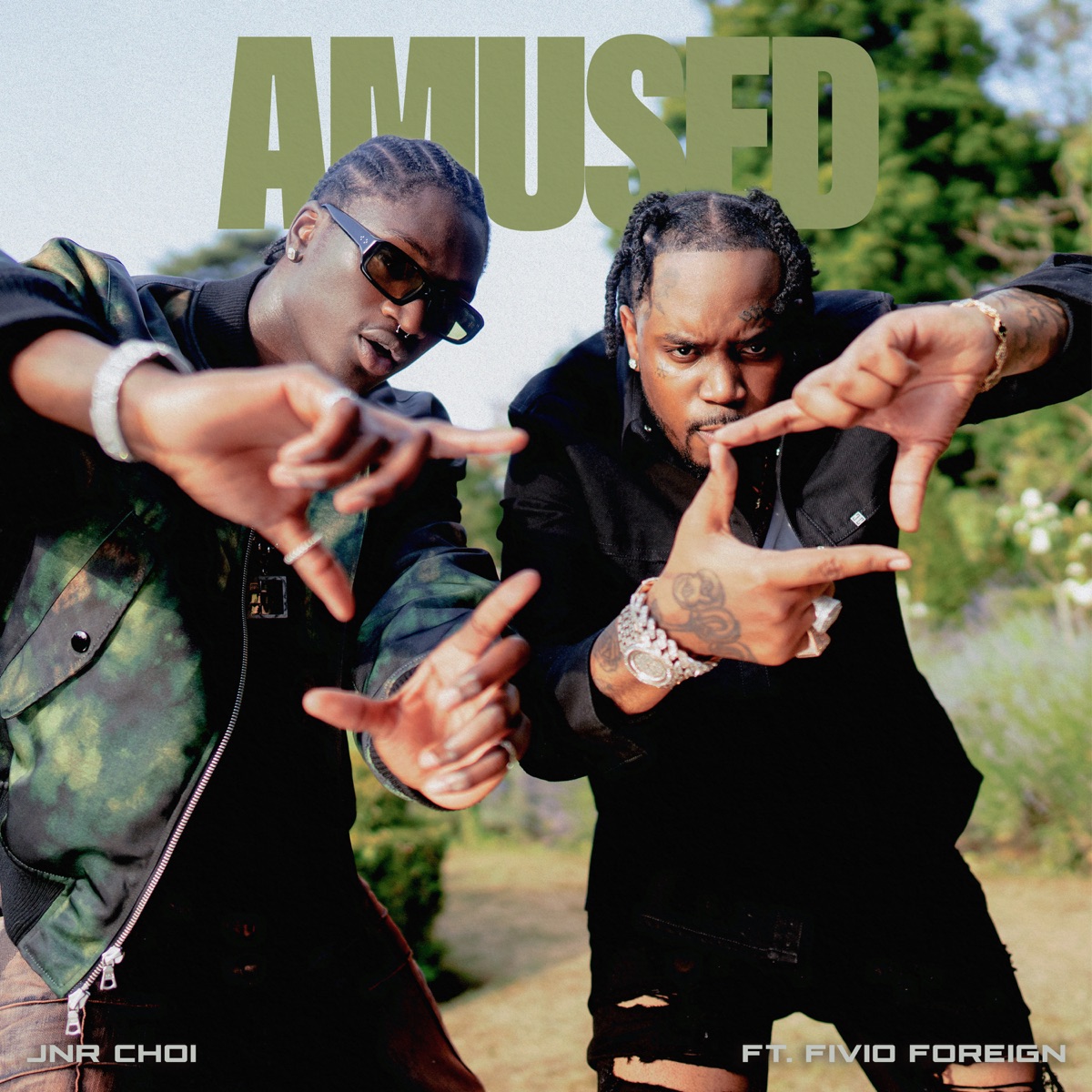 AMUSED - Single by JNR CHOI & Fivio Foreign album cover