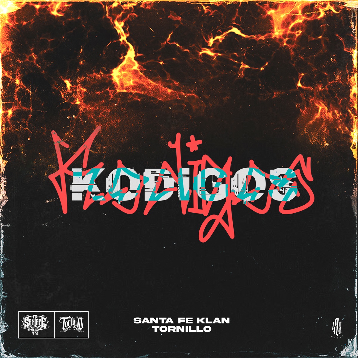Kódigos - Single by Santa Fe Klan, Tornillo & 473 Music album cover