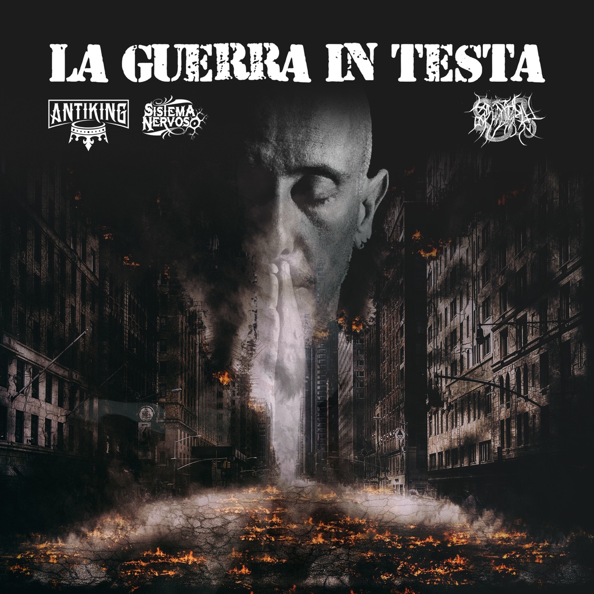La guerra in testa - Single by Antiking, Sistema Nervoso & Yan Fury album cover