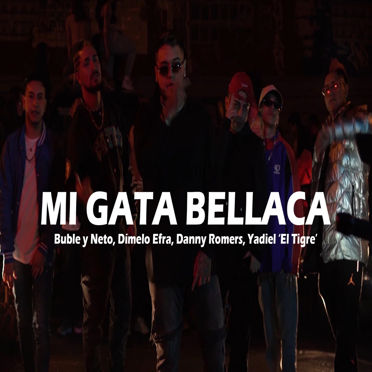 Mi Gata Bellaca - Single by Dímelo Efra, Buble y Neto, Danny Romers & Yadiel El tigre album cover